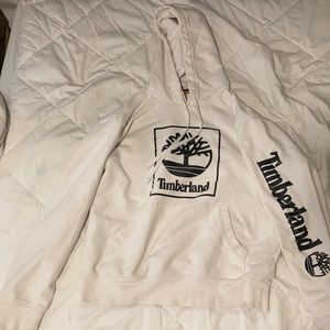White timberland hoodie